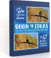 Buchcover BOOK 4 IDEAS modern | Jagdfieber Bienenfresser (Merops apiaster), Notizbuch, Bullet Journal mit Kreativitätstechniken un