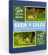 Buchcover BOOK 4 IDEAS modern | Damhirsche, Notizbuch, Bullet Journal mit Kreativitätstechniken und Bildern, DIN A5