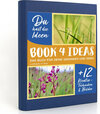 Buchcover BOOK 4 IDEAS modern | Lichtblicke im Gras, Notizbuch, Bullet Journal mit Kreativitätstechniken und Bildern, DIN A5