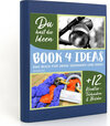 Buchcover BOOK 4 IDEAS modern | Amsterdam, Notizbuch, Bullet Journal mit Kreativitätstechniken und Bildern, DIN A5