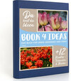 Buchcover BOOK 4 IDEAS modern | Tulpen, Notizbuch, Bullet Journal mit Kreativitätstechniken und Bildern, DIN A5