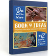 Buchcover BOOK 4 IDEAS modern | ROST GALERIE, Notizbuch, Bullet Journal mit Kreativitätstechniken und Bildern, DIN A5