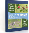 Buchcover BOOK 4 IDEAS modern | Singvögel aus Australien, Notizbuch, Bullet Journal mit Kreativitätstechniken und Bildern, DIN A5