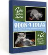 Buchcover BOOK 4 IDEAS modern | Bärige Schmusetiger - Britisch Kurzhaar, Notizbuch, Bullet Journal mit Kreativitätstechniken und B