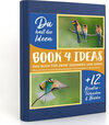 Buchcover BOOK 4 IDEAS modern | Bienenfresser unsere farbenprächtigsten Sommergäste in Deutschland, Notizbuch, Bullet Journal mit 