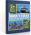 Buchcover BOOK 4 IDEAS modern | Hamburger Hafen, Notizbuch, Bullet Journal mit Kreativitätstechniken und Bildern, DIN A5