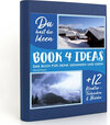 Buchcover BOOK 4 IDEAS modern | WinterTraum, Notizbuch, Bullet Journal mit Kreativitätstechniken und Bildern, DIN A5