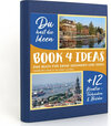 Buchcover BOOK 4 IDEAS modern | HAMBURG Stadt an der Alster und Elbe, Notizbuch, Bullet Journal mit Kreativitätstechniken und Bild