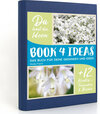 Buchcover BOOK 4 IDEAS modern | Weiße Pracht, Notizbuch, Bullet Journal mit Kreativitätstechniken und Bildern, DIN A5