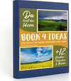 Buchcover BOOK 4 IDEAS modern | Vulkanlandschaft Hegau, Notizbuch, Bullet Journal mit Kreativitätstechniken und Bildern, DIN A5