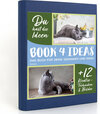 Buchcover BOOK 4 IDEAS modern | Katzen, Notizbuch, Bullet Journal mit Kreativitätstechniken und Bildern, DIN A5