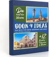 Buchcover BOOK 4 IDEAS modern | Zadar, Adriahafen im Sonnenlicht, Notizbuch, Bullet Journal mit Kreativitätstechniken und Bildern,
