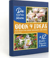 Buchcover BOOK 4 IDEAS modern | Die Königslilie, Notizbuch, Bullet Journal mit Kreativitätstechniken und Bildern, DIN A5