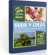 Buchcover BOOK 4 IDEAS modern | Malerischer Spaziergang durch Meerbusch, Notizbuch, Bullet Journal mit Kreativitätstechniken und B
