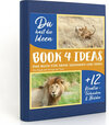 Buchcover BOOK 4 IDEAS modern | Die Magie der Könige der Tiere, Notizbuch, Bullet Journal mit Kreativitätstechniken und Bildern, D