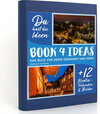 Buchcover BOOK 4 IDEAS modern | Hannover bei Nacht, Notizbuch, Bullet Journal mit Kreativitätstechniken und Bildern, DIN A5