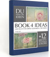 Buchcover BOOK 4 IDEAS classic | Vintage Style, Notizbuch, Bullet Journal mit Kreativitätstechniken und Bildern, DIN A5