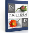 Buchcover BOOK 4 IDEAS classic | Mohn im Porträt, Notizbuch, Bullet Journal mit Kreativitätstechniken und Bildern, DIN A5
