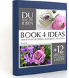 Buchcover BOOK 4 IDEAS classic | Ranunkeln, Notizbuch, Bullet Journal mit Kreativitätstechniken und Bildern, DIN A5