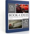 Buchcover BOOK 4 IDEAS classic | Autoklassiker, Notizbuch, Bullet Journal mit Kreativitätstechniken und Bildern, DIN A5