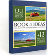 Buchcover BOOK 4 IDEAS classic | Oldtimer in voller Fahrt, Notizbuch, Bullet Journal mit Kreativitätstechniken und Bildern, DIN A5