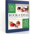 Buchcover BOOK 4 IDEAS classic | Kulinarische Kompositionen, Notizbuch, Bullet Journal mit Kreativitätstechniken und Bildern, DIN 