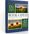 Buchcover BOOK 4 IDEAS classic | Zeit für Sonnenblumen, Notizbuch, Bullet Journal mit Kreativitätstechniken und Bildern, DIN A5