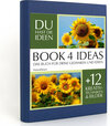 Buchcover BOOK 4 IDEAS classic | Sonnenblumen, Notizbuch, Bullet Journal mit Kreativitätstechniken und Bildern, DIN A5