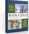 Buchcover BOOK 4 IDEAS classic | Laternen im Design der Wiener Moderne, Notizbuch, Bullet Journal mit Kreativitätstechniken und Bi