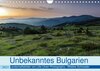 Buchcover Unbekanntes Bulgarien (Wandkalender 2021 DIN A4 quer)