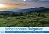 Buchcover Unbekanntes Bulgarien (Wandkalender 2021 DIN A3 quer)