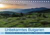 Buchcover Unbekanntes Bulgarien (Tischkalender 2021 DIN A5 quer)