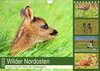 Buchcover Wilder Nordosten - Aug in Aug mit Tieren der Ostseeregion (Wandkalender 2022 DIN A4 quer)