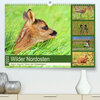 Buchcover Wilder Nordosten - Aug in Aug mit Tieren der Ostseeregion (Premium, hochwertiger DIN A2 Wandkalender 2022, Kunstdruck in
