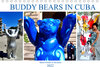 Buchcover Buddy Bears in Cuba - Bären-Parade in Havanna (Tischkalender 2022 DIN A5 quer)