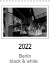 Buchcover Berlin black & white (Tischkalender 2022 DIN A5 hoch)