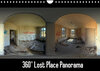Buchcover 360° Lost Place Panorama (Wandkalender 2022 DIN A4 quer)