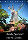 Buchcover Historische Windmühlen an der Friesischen Mühlenstraße / Geburtstagsplaner (Tischkalender 2022 DIN A5 hoch)