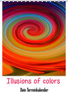 Buchcover Illusions of colors - Dein Terminplaner (Tischkalender 2022 DIN A5 hoch)