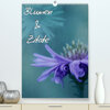 Buchcover Blumen & Zitate / CH-Version (Premium, hochwertiger DIN A2 Wandkalender 2022, Kunstdruck in Hochglanz)