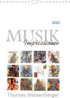 Buchcover MUSIK Impressionen (Wandkalender 2022 DIN A4 hoch)