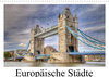 Buchcover Europäische Städte (Wandkalender 2022 DIN A3 quer)