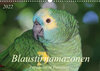 Buchcover Blaustirnamazonen - Papageien in Paraguay (Wandkalender 2022 DIN A3 quer)