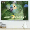 Buchcover Blaustirnamazonen - Papageien in Paraguay (Premium, hochwertiger DIN A2 Wandkalender 2022, Kunstdruck in Hochglanz)