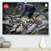 Buchcover Downhill Moments (Premium, hochwertiger DIN A2 Wandkalender 2022, Kunstdruck in Hochglanz)
