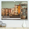 Buchcover Traumstadt Venedig (Premium, hochwertiger DIN A2 Wandkalender 2022, Kunstdruck in Hochglanz)