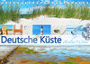 Buchcover Deutsche Küste - Nordsee und Ostsee (Tischkalender 2022 DIN A5 quer)