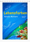 Buchcover Lebensfarben Natalie Mattern (Tischkalender 2022 DIN A5 hoch)