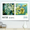 Buchcover NATUR im Doppel 2022 (Premium, hochwertiger DIN A2 Wandkalender 2022, Kunstdruck in Hochglanz)