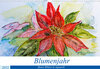 Buchcover Blumenjahr - Bunte Blüten in Aquarell (Wandkalender 2022 DIN A3 quer)